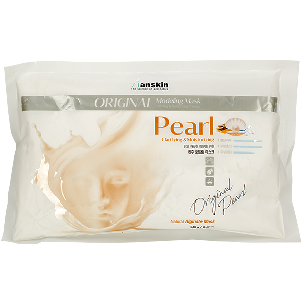 Маска альгинатная с экстрактом жемчуга увлажняющая 240г Anskin Pearl Modeling Mask (Refill)