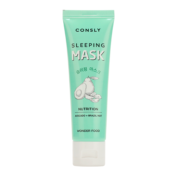 Питательная ночная маска с маслом бразильского ореха и авокадо Consly Wonder Food Avocado and Brazil Nut Nutrition Sleeping Mask