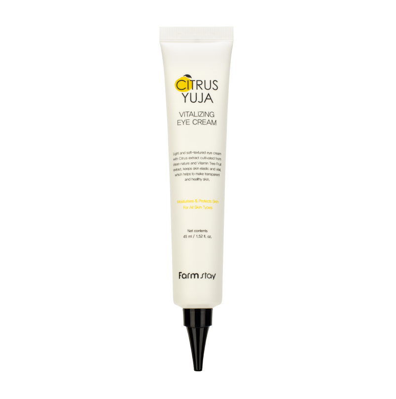 Освежающий крем для области вокруг глаз с экстрактом юдзу FarmStay Citrus Yuja Vitalizing Eye Cream