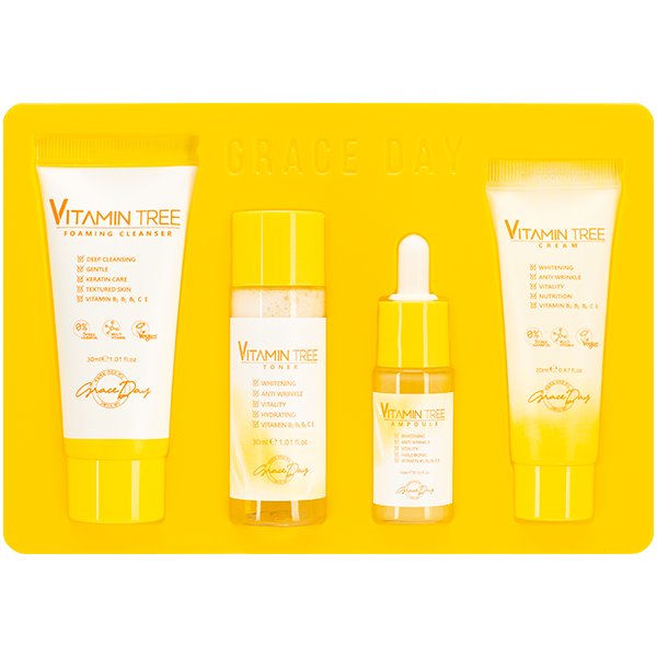 Набор средств для ухода за кожей с витаминами Grace Day Vitamin Tree Special Kit