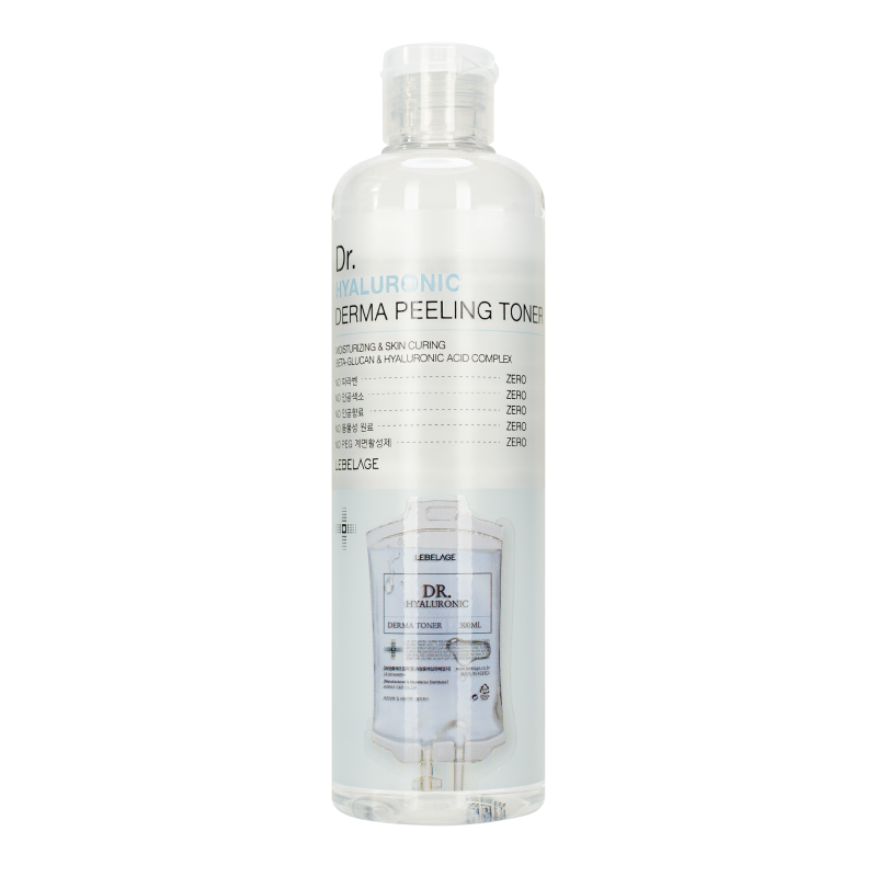 Увлажняющий отшелушивающий тонер с гиалуроновой кислотой LEBELAGE Dr. Hyaluronic Derma Peeling Toner