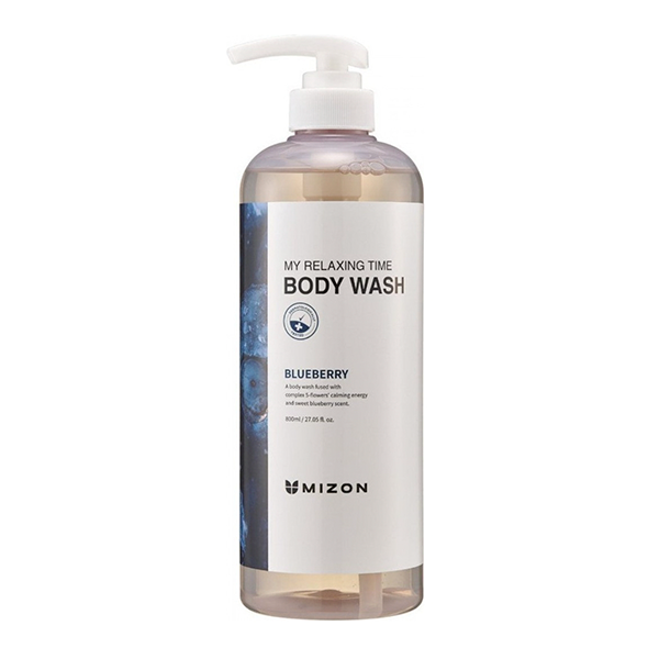 &nbsp;Гель для душа с экстрактом черники Mizon My Relaxing Time Body Wash Blueberry