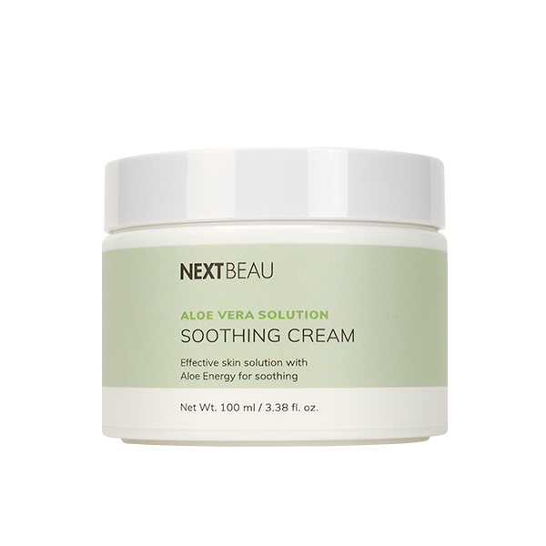 Смягчающий крем с экстрактом алоэ NEXTBEAU Aloe Vera Solution Soothing Cream