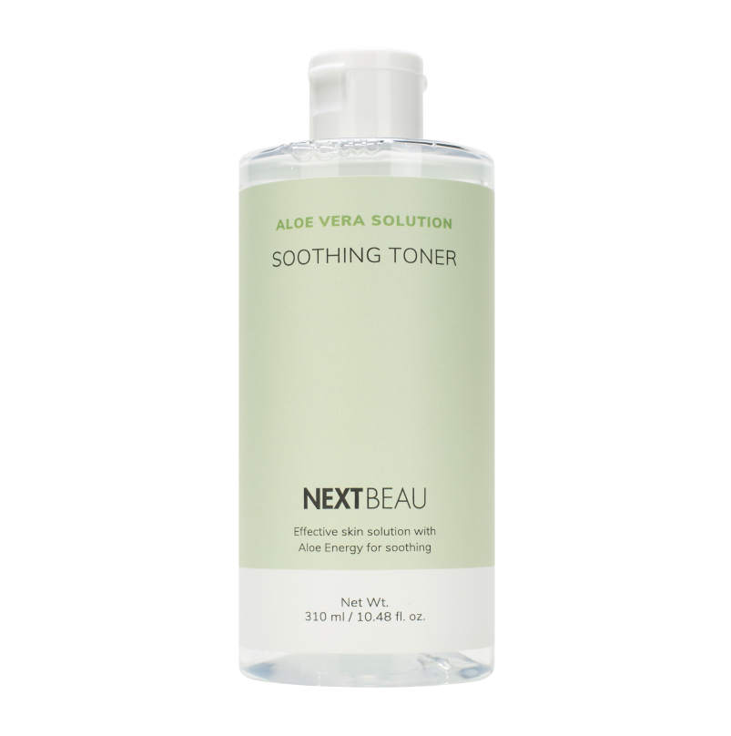 Смягчающий тонер с экстрактом алоэ NEXTBEAU Aloe Vera Solution Soothing Toner