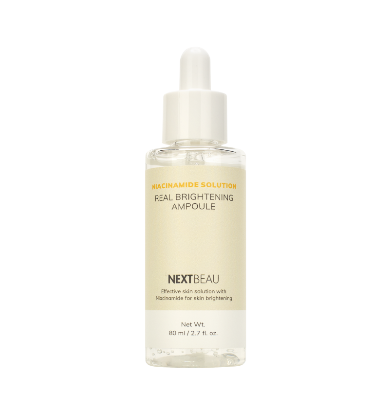 Выравнивающая ампульная сыворотка с ниацинамидом NEXTBEAU Niacinamide Solution Real Brightening Ampoule