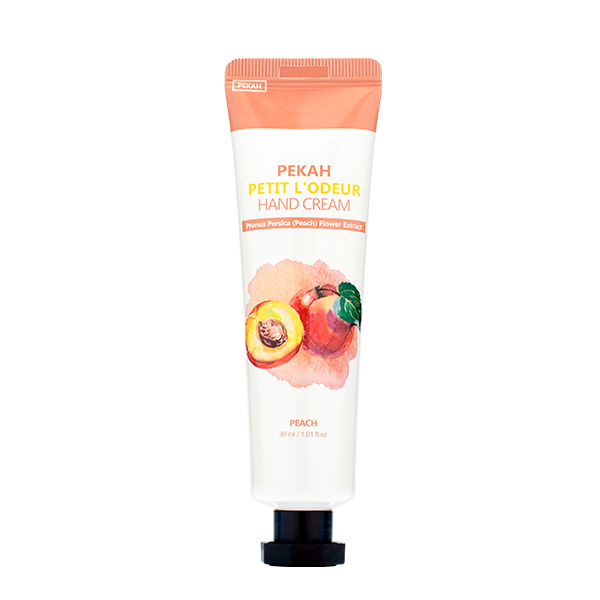 Смягчающий крем для рук с экстрактом персика  PEKAH Petit L'odeur Peach Hand Cream