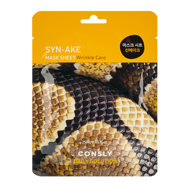 Тканевая маска для лица с пептидом Syn-Ake Consly Daily Solution Syn-ake Mask Sheet