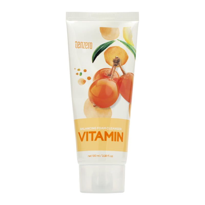 Пенка для умывания с витаминами TENZERO Balancing Foam Cleanser Vitamin