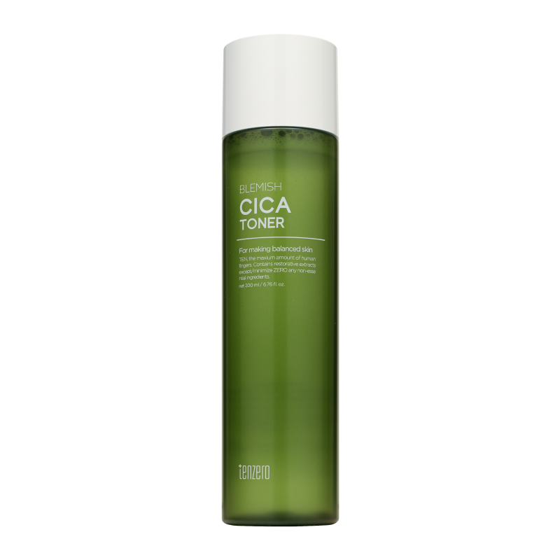 Смягчающий тонер с экстрактом центеллы азиатской TENZERO Blemish Cica Toner