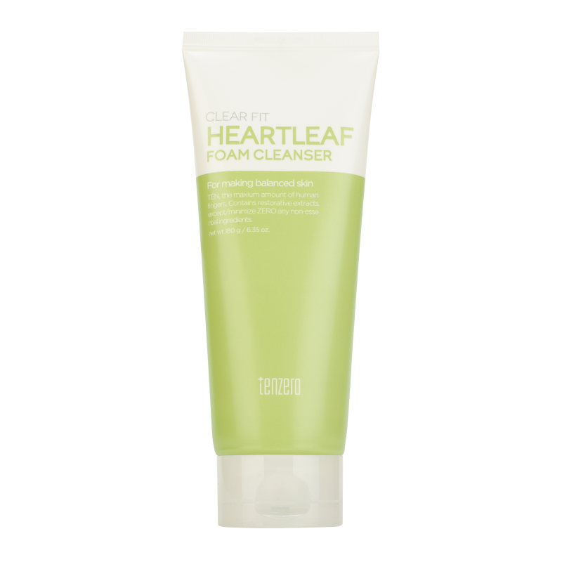 Пенка для умывания с экстрактом хауттюйнии TENZERO Clear Fit Heartleaf Foam Cleanser