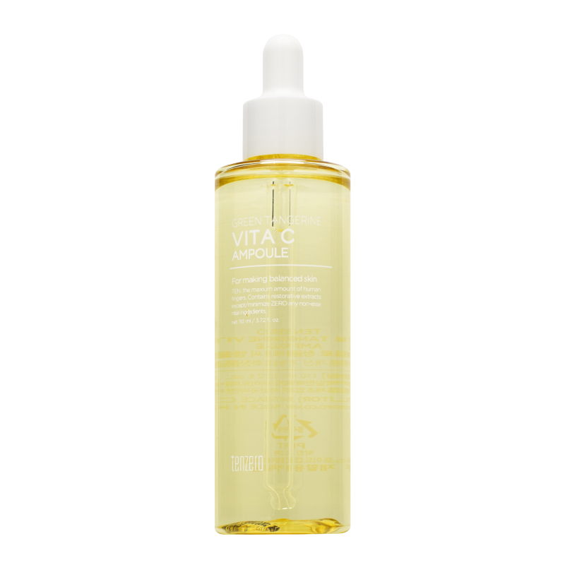 Освежающая ампульная сыворотка с экстрактом зелёного мандарина TENZERO Green Tangerine Vita C Ampoule