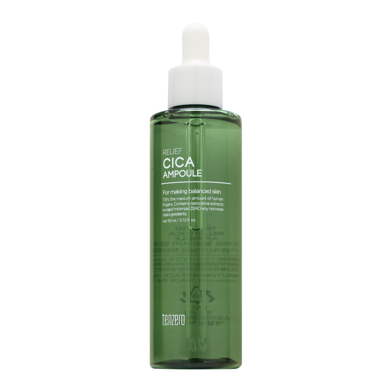 Успокаивающая ампульная сыворотка с центеллой азиатской TENZERO Relief Cica Ampoule