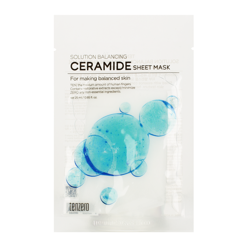 Тканевая маска с керамидами TENZERO Solution Balancing Ceramide Sheet Mask