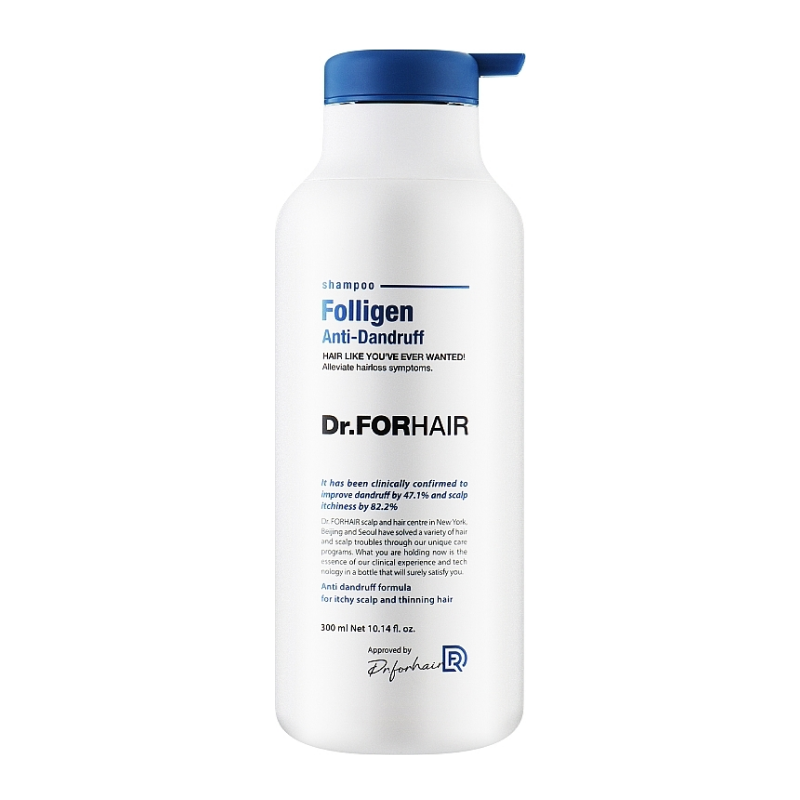 Освежающий шампунь для борьбы с перхотью Dr.ForHair Folligen Anti-Dandruff Shampoo