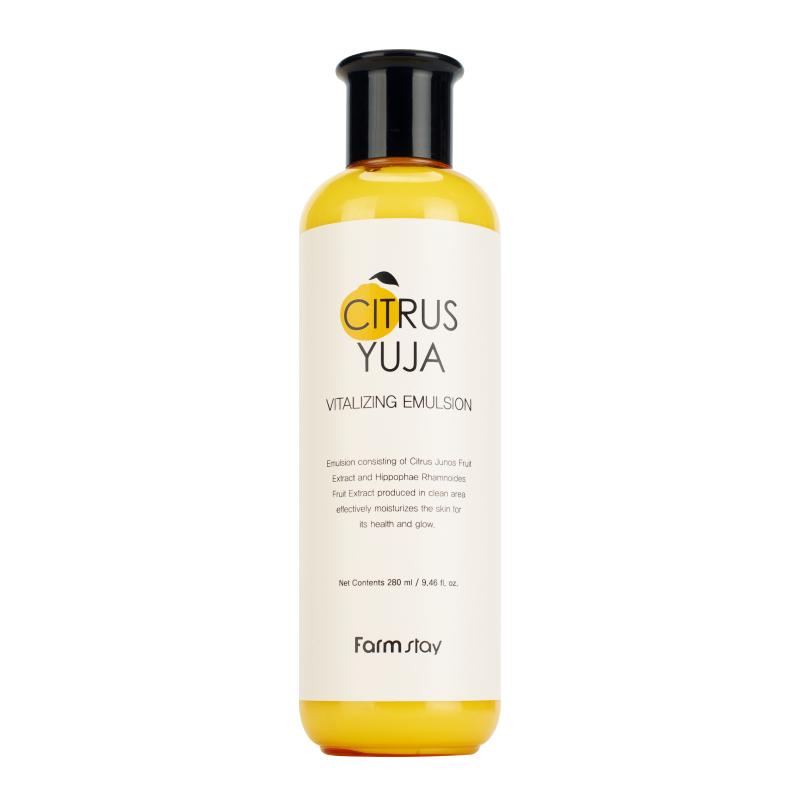 Освежающая эмульсия для лица с экстрактом юдзу FarmStay Citrus Yuja Vitalizing Emulsion