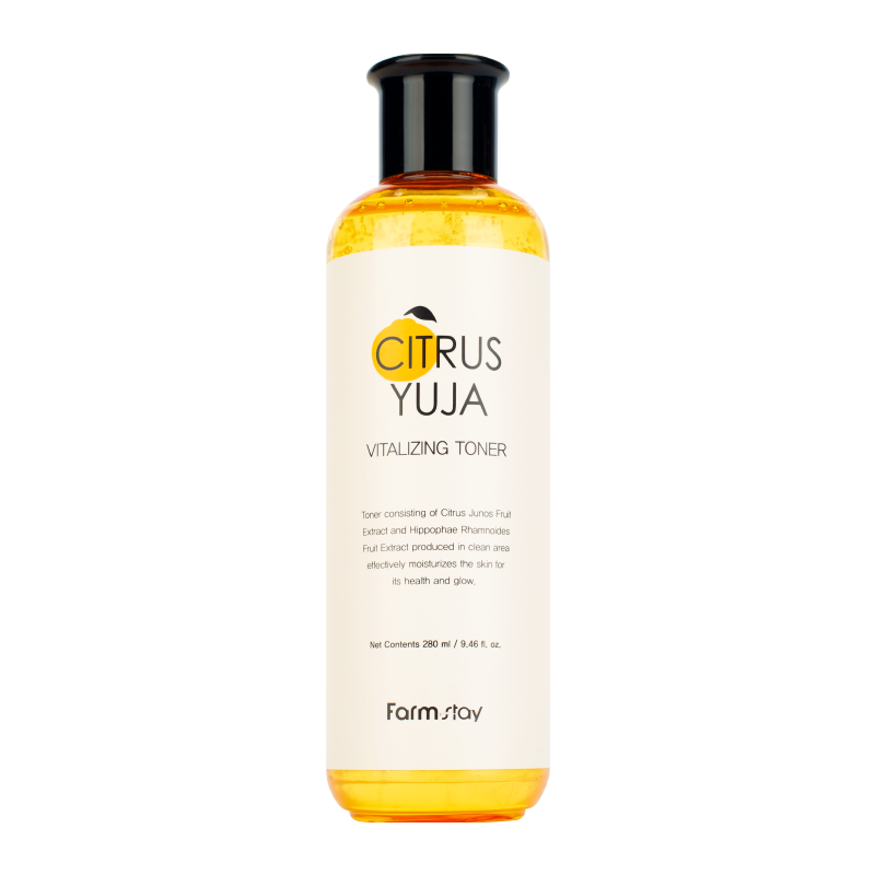 Освежающий тонер для лица с экстрактом юдзу FarmStay Citrus Yuja Vitalizing Toner