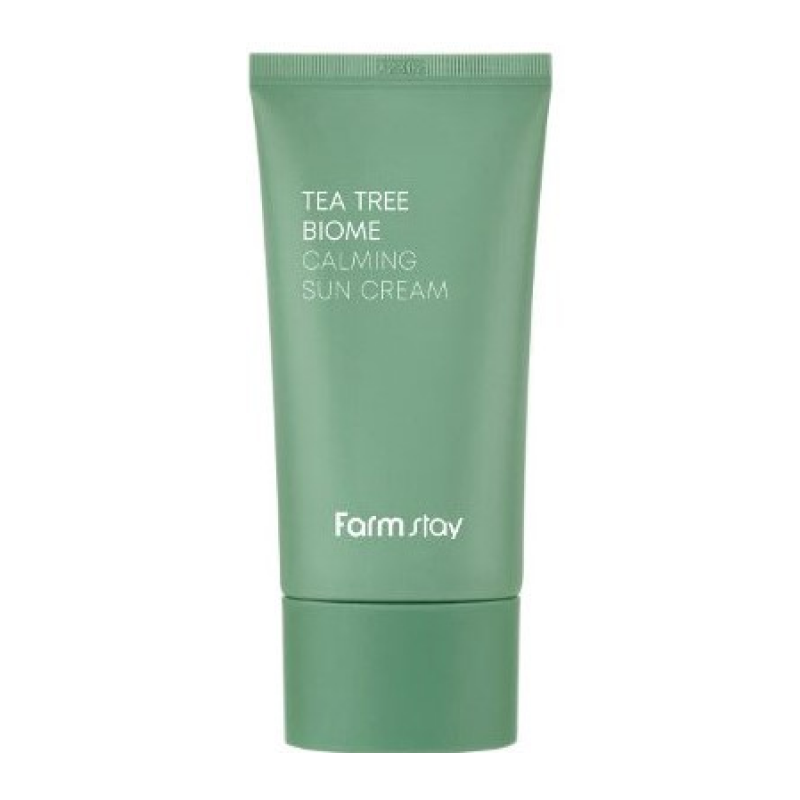 Солнцезащитный крем с экстрактом чайного дерева SPF50+/PA++++ FarmStay Tea Tree Biome Calming Sun Cream