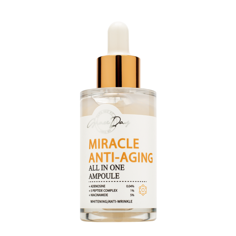 Омолаживающая сыворотка с пептидами Grace Day Miracle Anti Aging All In One Ampoule