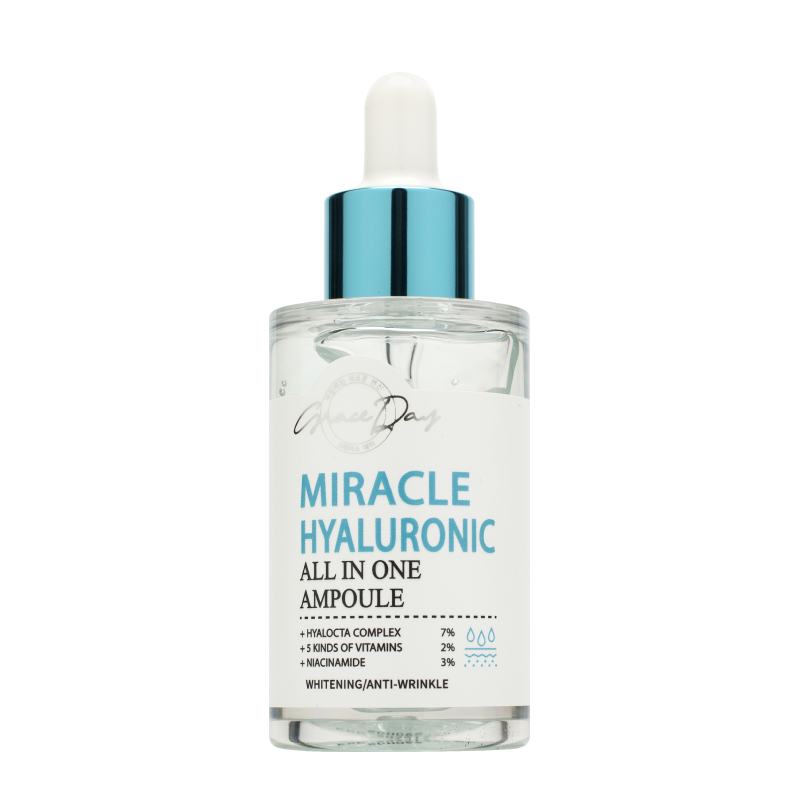 Увлажняющая сыворотка с гиалуроновой кислотой Grace Day Miracle Hyaluronic All In One Ampoule