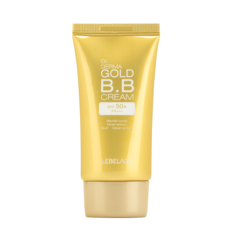 BB-крем с золотом и экстрактом икры SPF 50+ PA+++ LEBELAGE Dr. Derma Gold BB Cream SPF 50+ PA+++