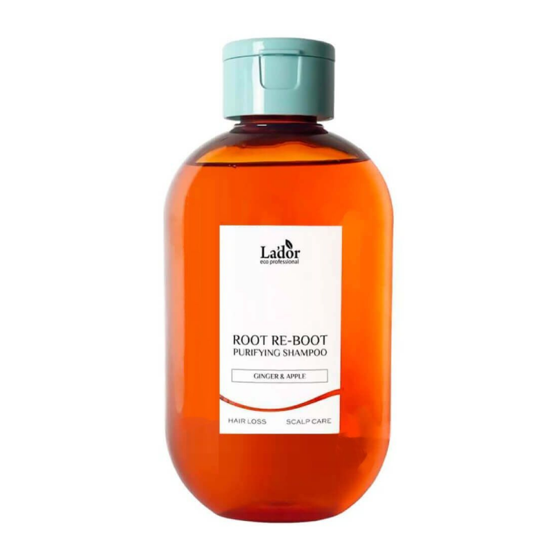 Укрепляющий шампунь с имбирём и стволовыми клетками яблони Lador Root Re-Boot Purifying Shampoo Ginger & Apple