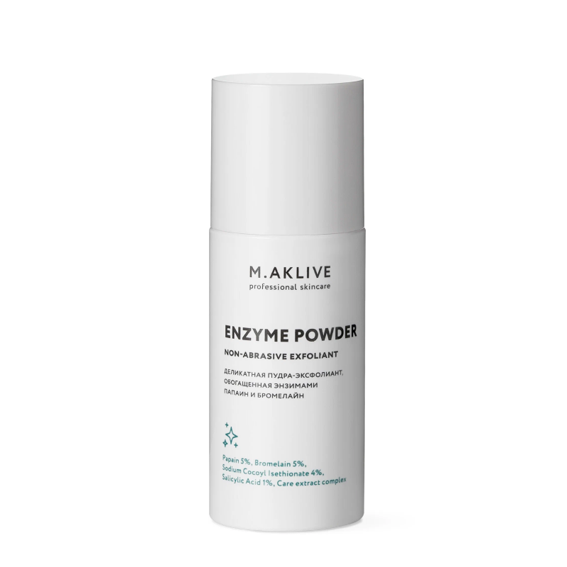 Пудра энзимная "Неабразивный эксфолиант"&nbsp; M.Aklive Enzyme Powder Non Abrasive Exfoliant