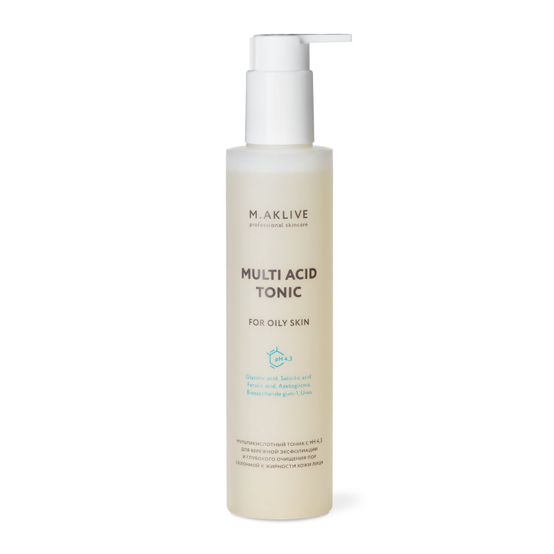 Мультикислотный тоник для жирной кожи&nbsp; M.Aklive Multi Acid Tonic For Oily Skin