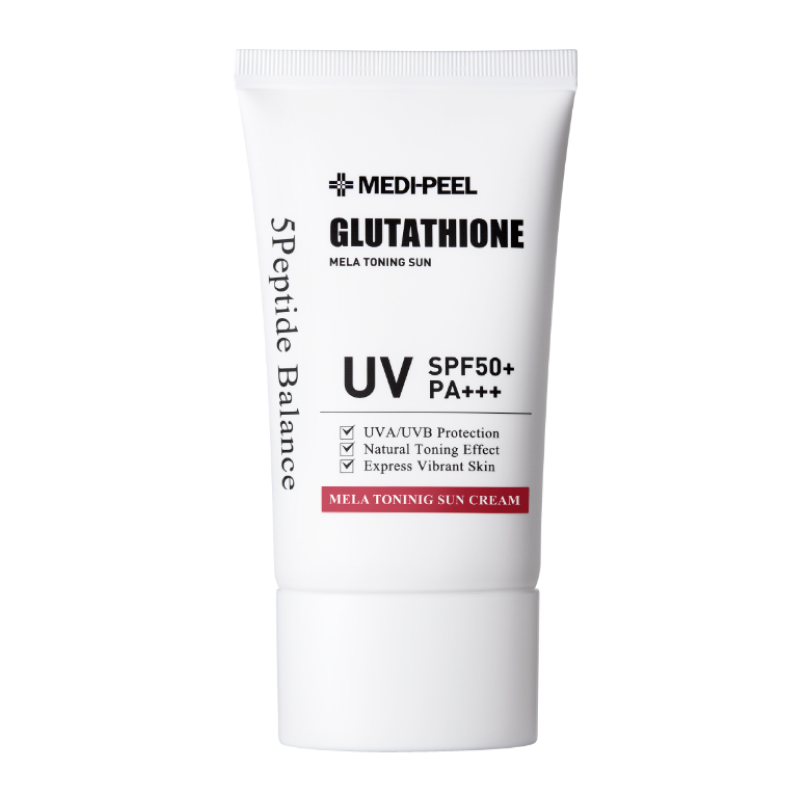 Солнцезащитный крем с глутатионом&nbsp;SPF50+PA++++ MEDI-PEEL Bio-Intense Glutathione Mela Toning Sun Cream SPF50+PA++++