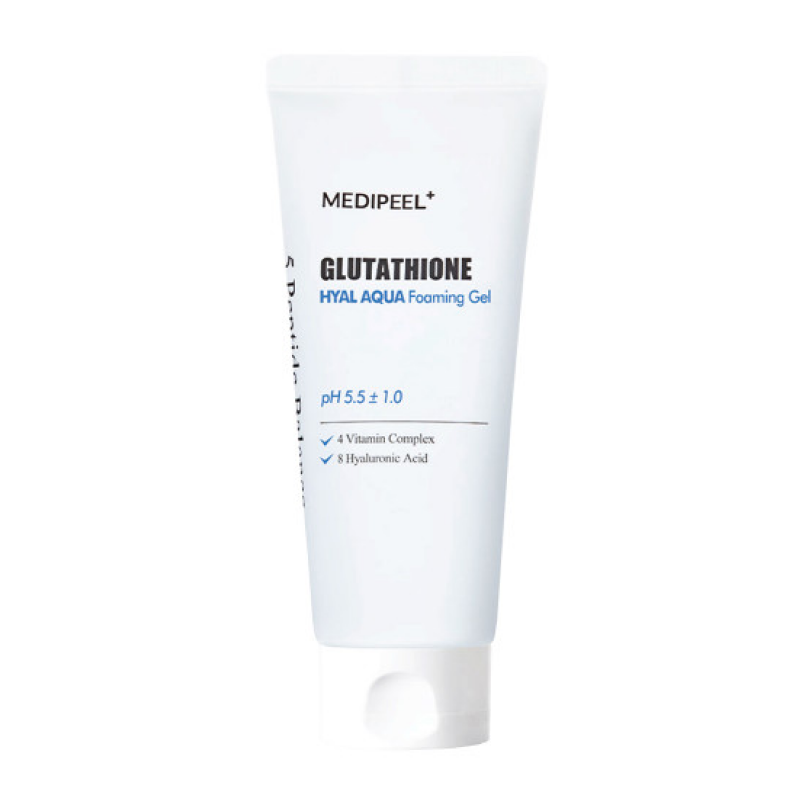 Очищающий гель с глутатионом и гиалуроновой кислотой MEDI-PEEL Glutathione Hyal Aqua Foaming Gel Cleanser