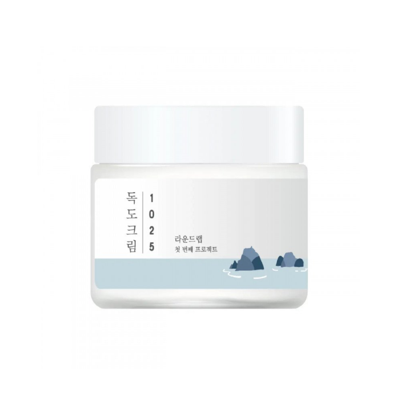 Легкий увлажняющий крем для всех типов кожи Round Lab Dokdo Light Cream