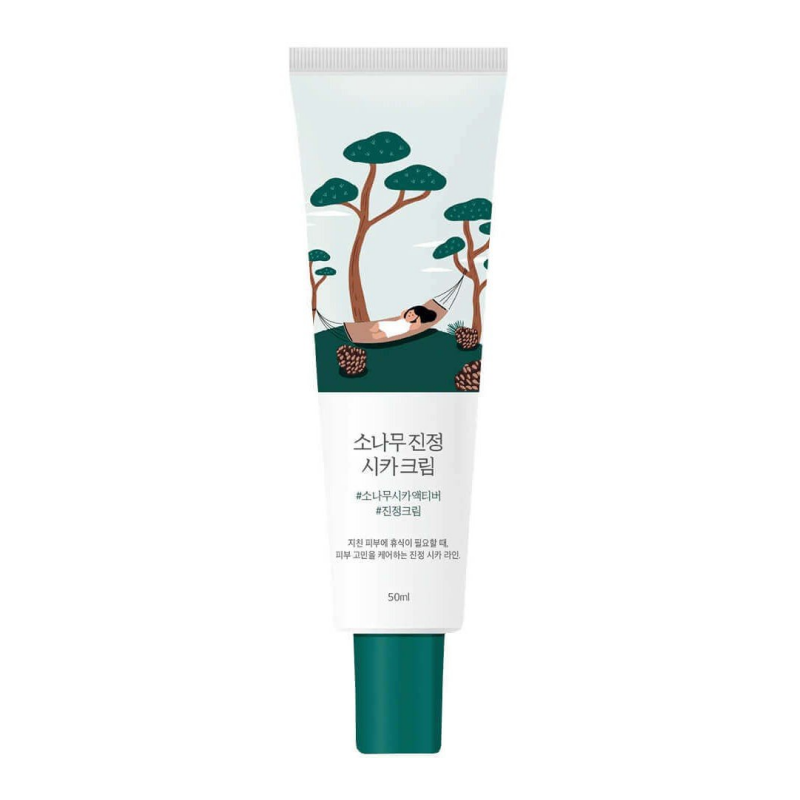 Крем c центеллой с успокаивающим эффектом Round Lab Pine Calming Cica Cream