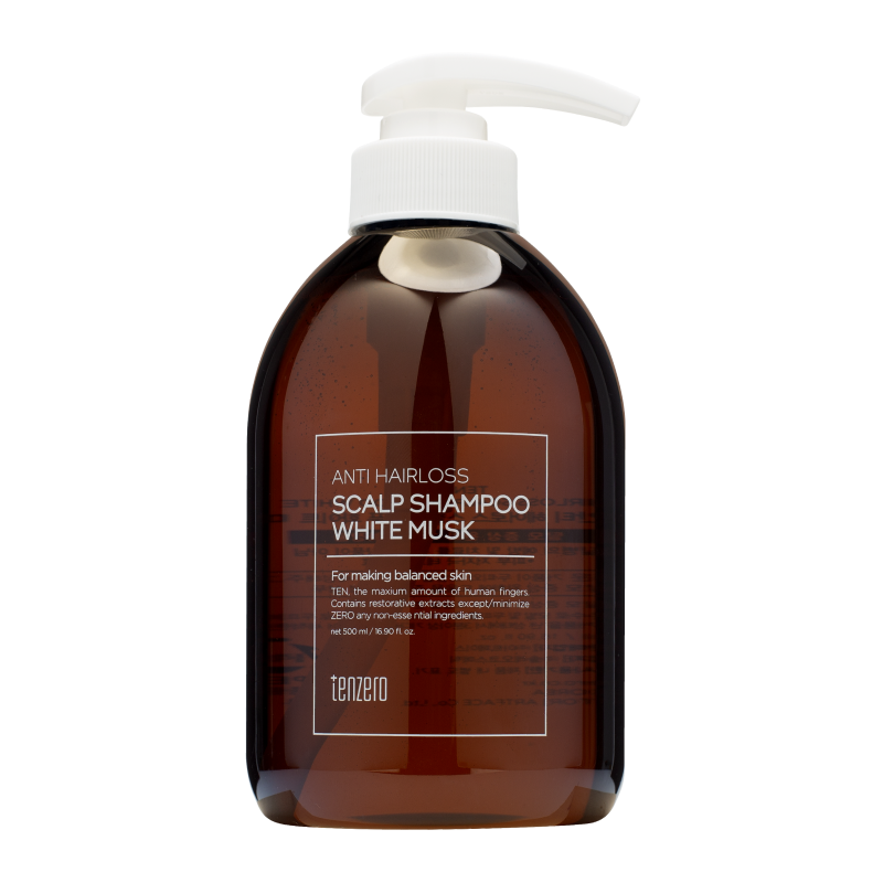 Шампунь против выпадения волос TENZERO Anti Hairloss Scalp Shampoo White Musk