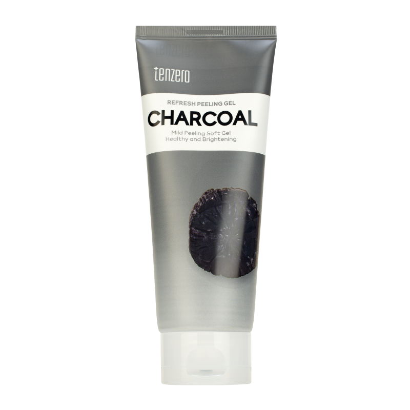 Отшелушивающий пилинг-гель с древесным углём TENZERO Refresh Peeling Gel Charcoal