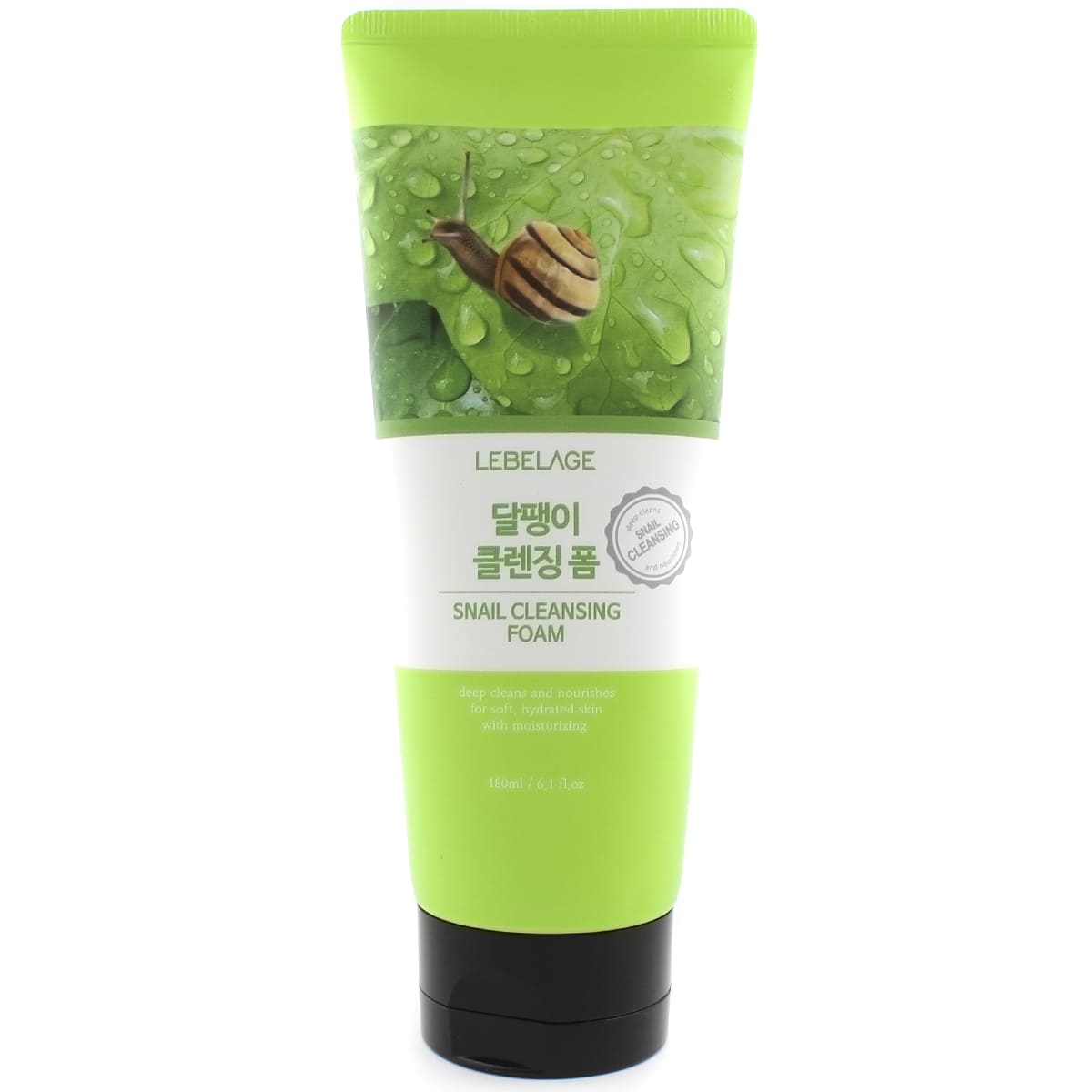 Пенка для умывания с улиткой Lebelage  Snail Cleansing Foam 180ml