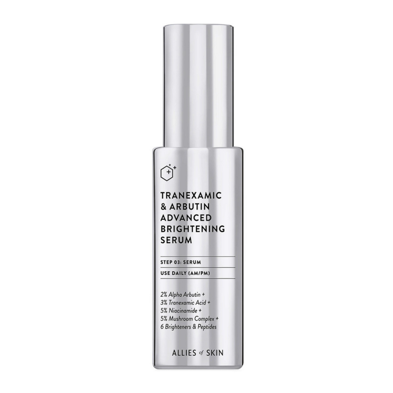 Осветляющая сыворотка с арбутином и транексамовой кислотой  ALLIES OF SKIN Tranexamic & Arbutin Advanced Brightening Serum