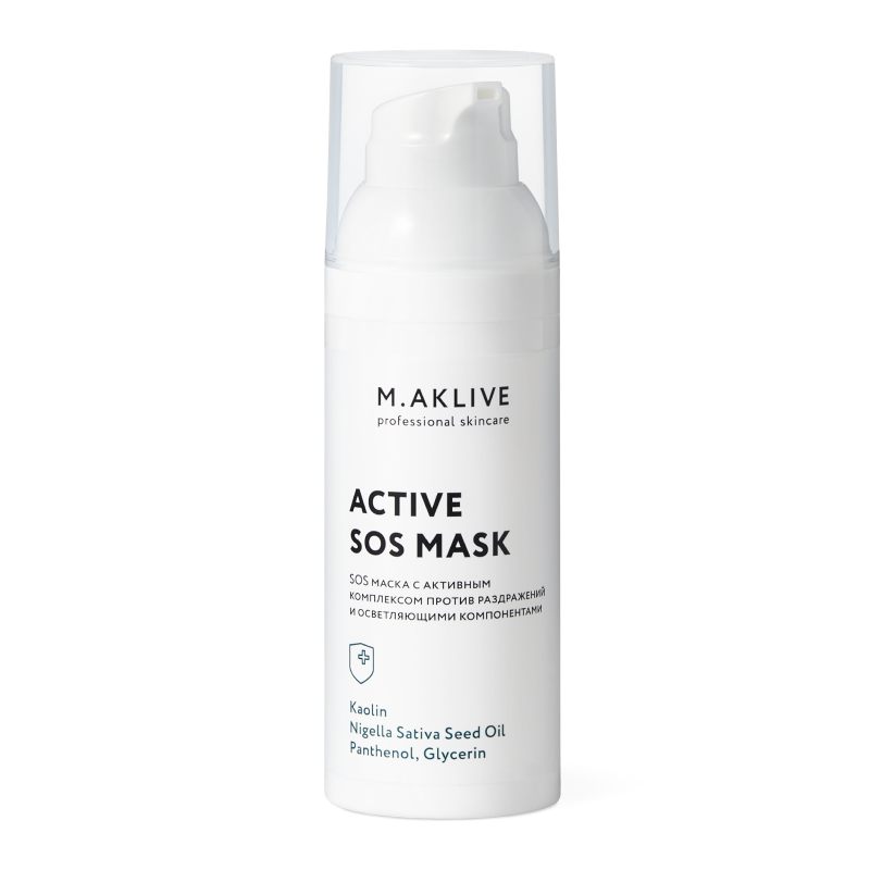 Маска активная SOS "Борьба с несовершенствами" M.AKLIVE Active Sos Mask