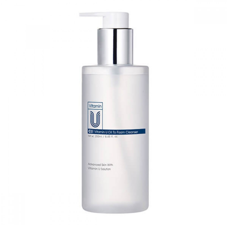 Гидрофильное масло-пенка для всех типов кожи&nbsp; CUSKIN CU: Vitamin U Oil To Foam Cleanser