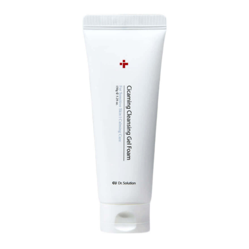 Мягкая гель-пенка для чувствительной кожи&nbsp; CUSKIN Dr.Solution Cicaming Cleanser Gel Foam