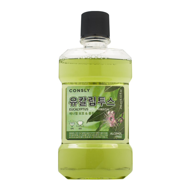 Ополаскиватель для полости рта с ксилитом и вкусом эвкалипта Consly Mouthwash with Xylitol and Eucalyptus