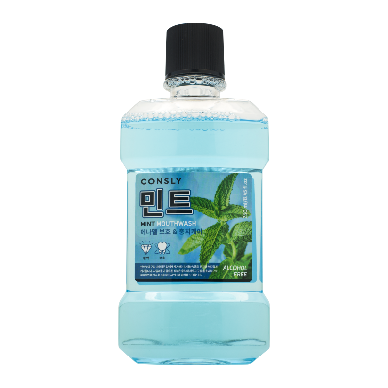 Ополаскиватель для полости рта с ксилитом и вкусом мяты Consly Mouthwash with Xylitol and Mint