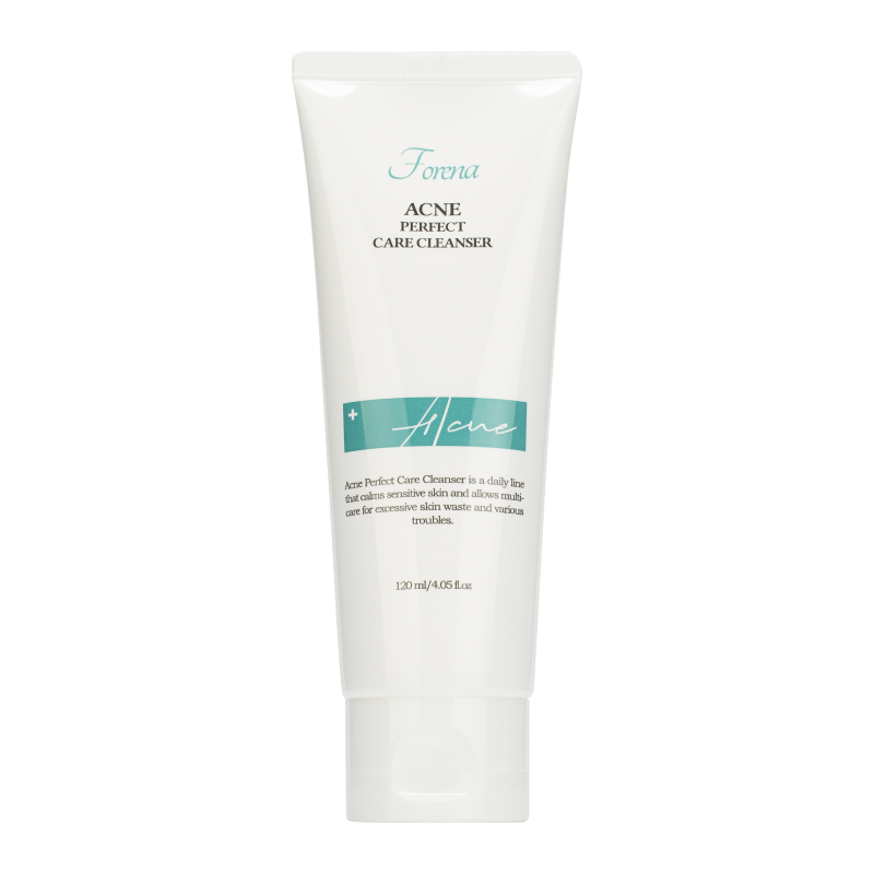 Очищающая пенка для умывания проблемной кожи FORENA Acne Perfect Care Cleanser