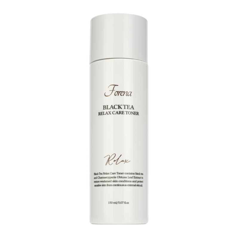 Успокаивающий тонер с экстрактом чёрного чая FORENA Black Tea Relax Care Toner