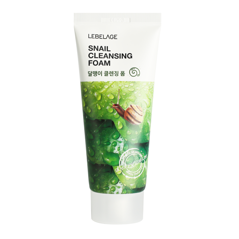 Пенка для умывания с муцином улитки LEBELAGE Snail Cleansing Foam