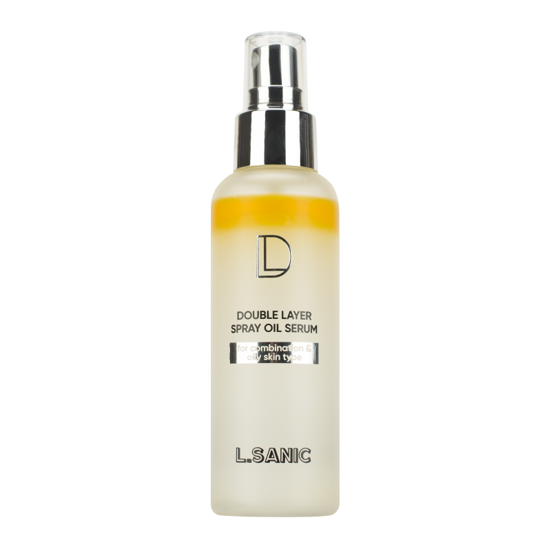 Двухфазная сыворотка-мист с муцином улитки и пробиотиками L.Sanic Double Layer Snail Mucus & Biome Spray Oil Serum