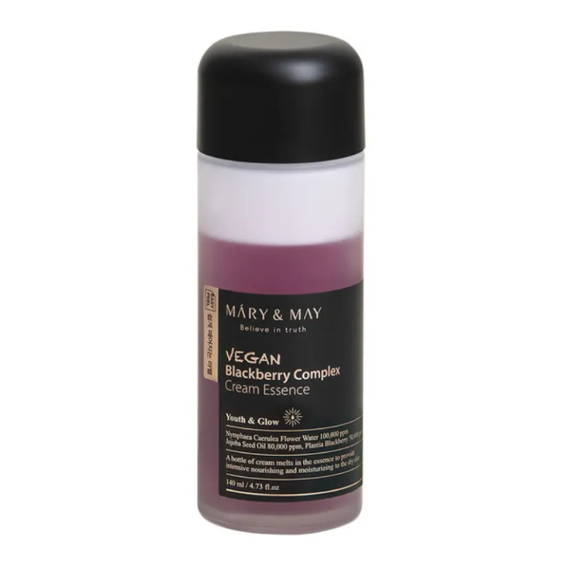 Увлажняющая двухфазная эссенция с экстрактом ежевики Mary&May Vegan Blackberry Complex Cream Essence