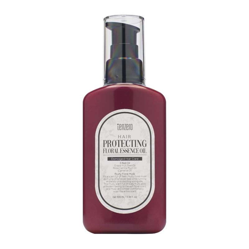 Восстанавливающее масло для повреждённых волос&nbsp; TENZERO Hair Protecting Floral Essence Oil Damaged Hair Care