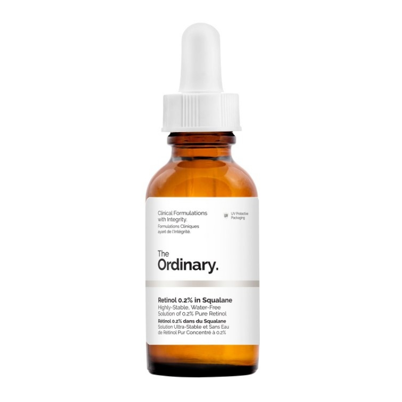Безводная сыворотка с ретинолом (0.2%) со скваланом  The Ordinary Retinol 0.2% in Squalane