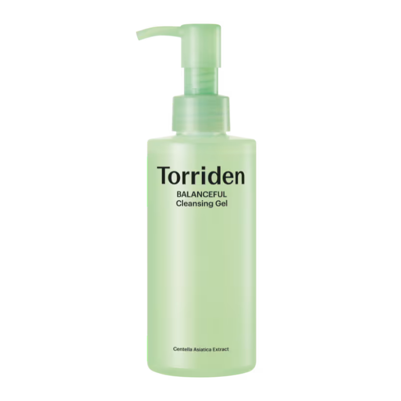 Балансирующая пенка с центеллой и LHA Torriden Balanceful Cica Cleansing Gel