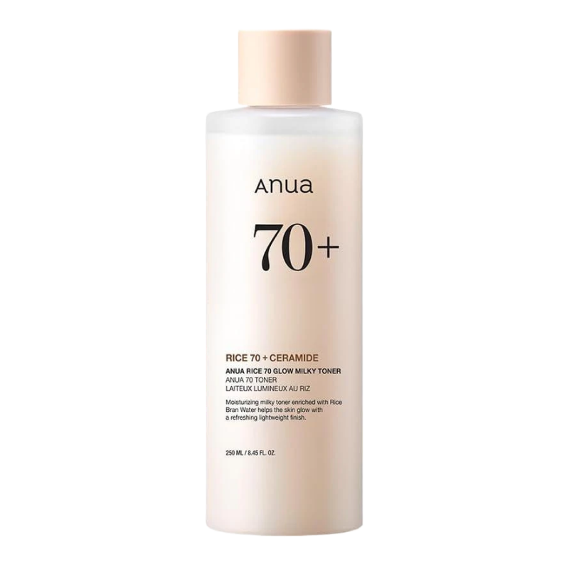 Молочный тонер с экстрактом риса, арбутином и витамином С  Anua Rice 70 Glow Milky Toner