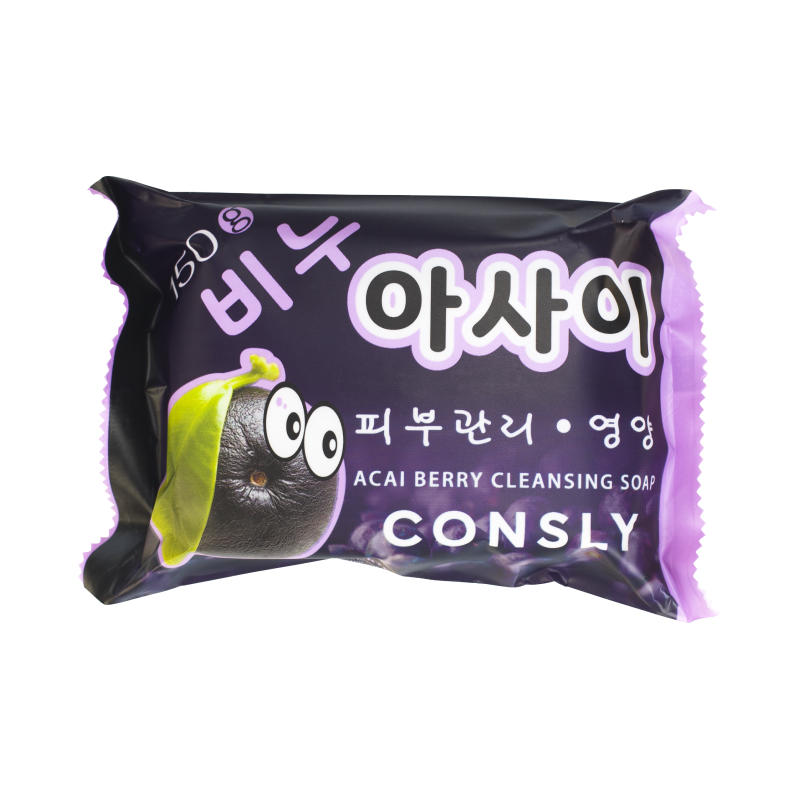 Питательное мыло с экстрактом ягод асаи Consly Nourishing Acai Soap